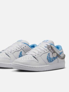 Nike SB Dunk Low Nicole Hause White University Blue "MULTIPLE SIZE"